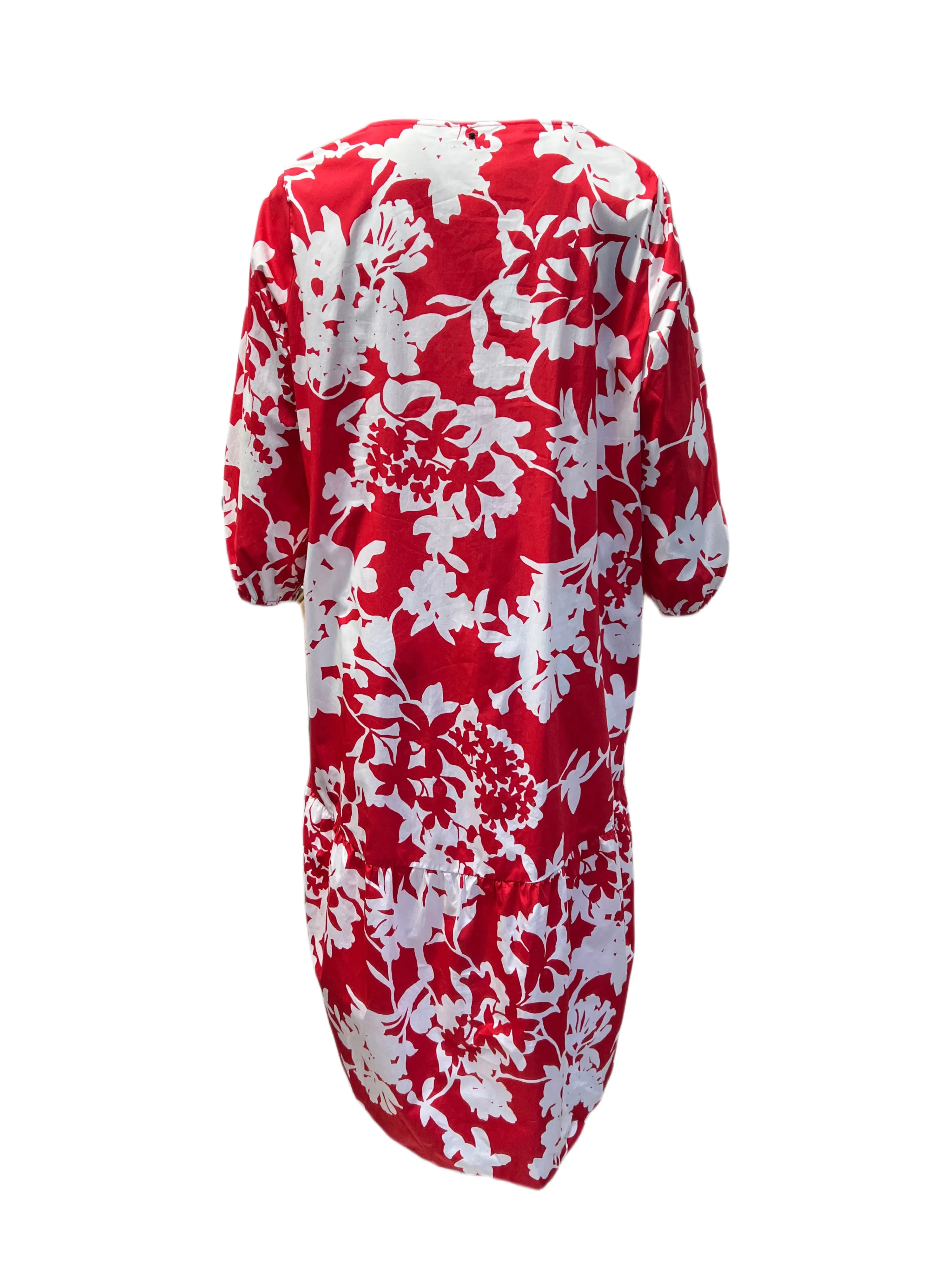 Marina Rinaldi Women's Red Delaware Pullover Shift Dress NWT