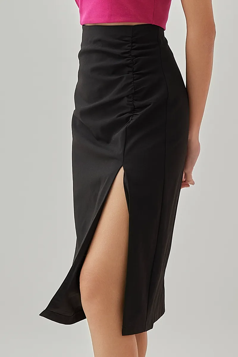 Marissa Side Ruched Skirt