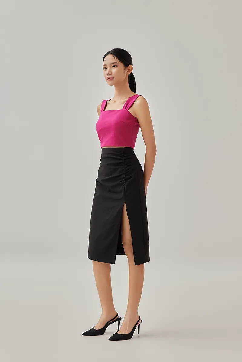 Marissa Side Ruched Skirt
