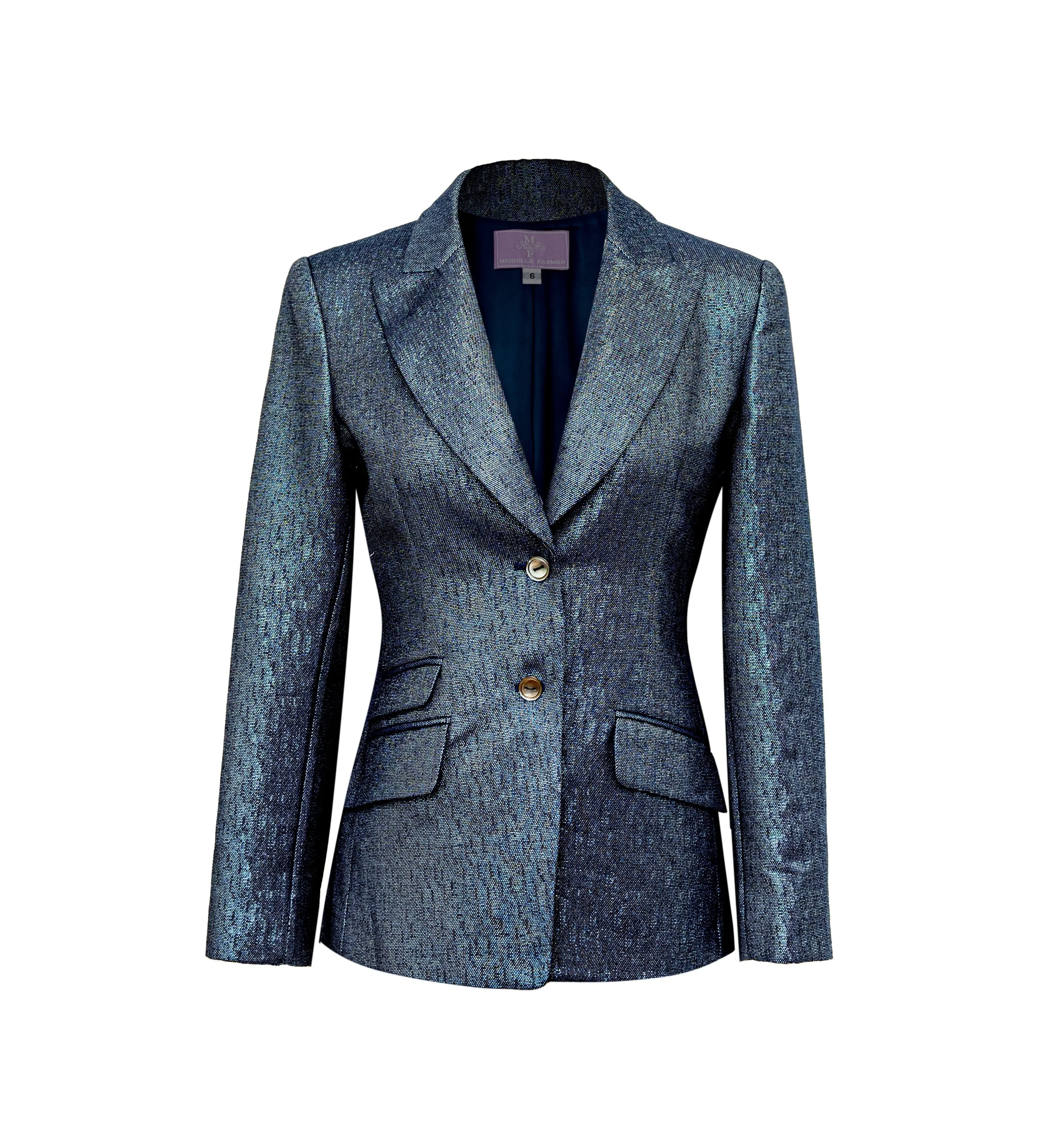 Marlena Blazer - Navy Shimmer