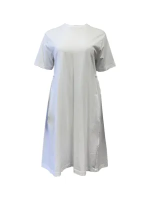 Max Mara Women's White Gaspare Pullover Shift Dress NWT