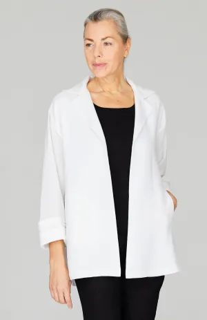 Microlinen Open A-Line Jacket