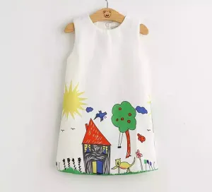 Modern Art Shift Dress