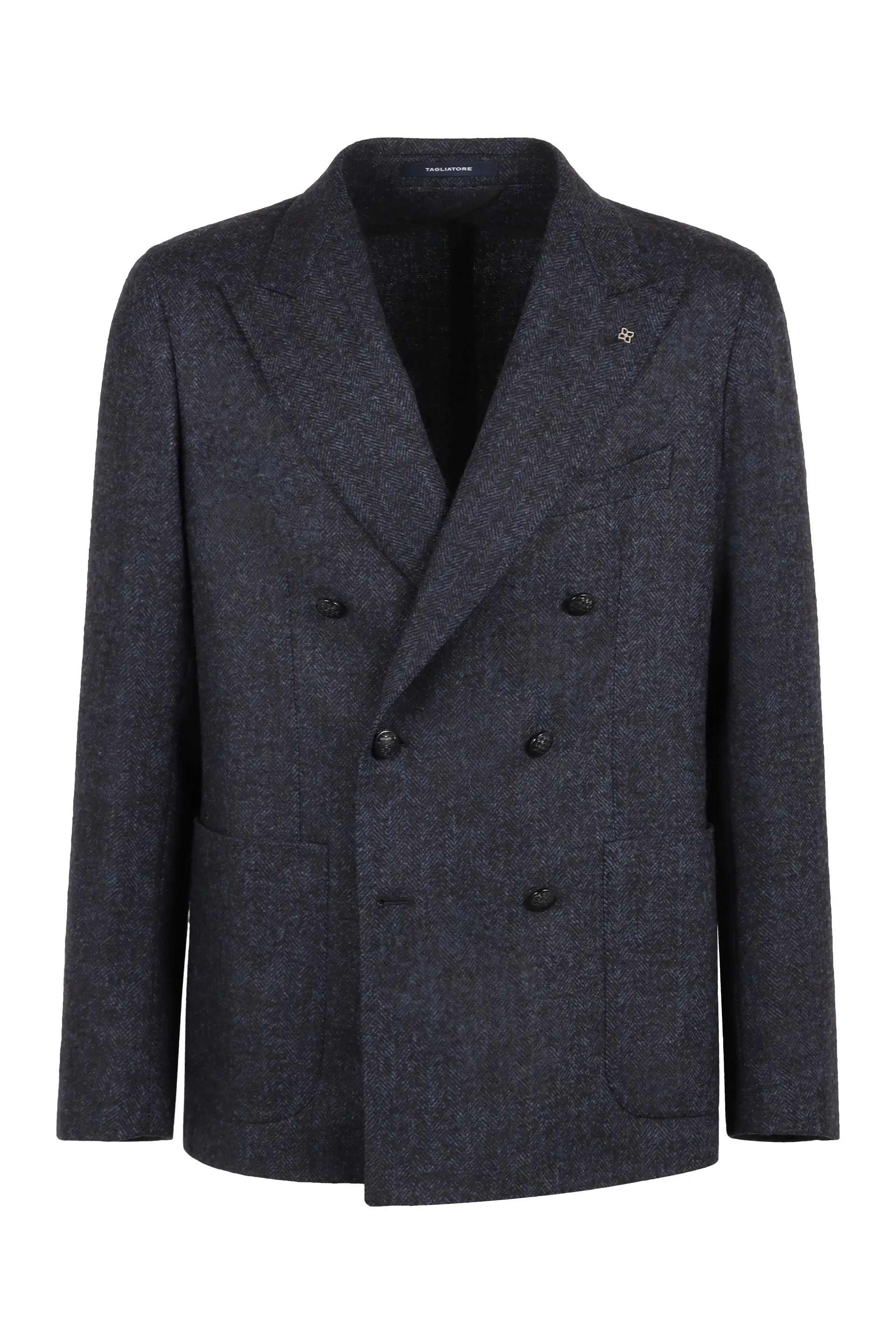 Montecarlo double-breasted wool blazer