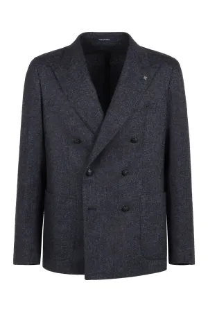 Montecarlo double-breasted wool blazer