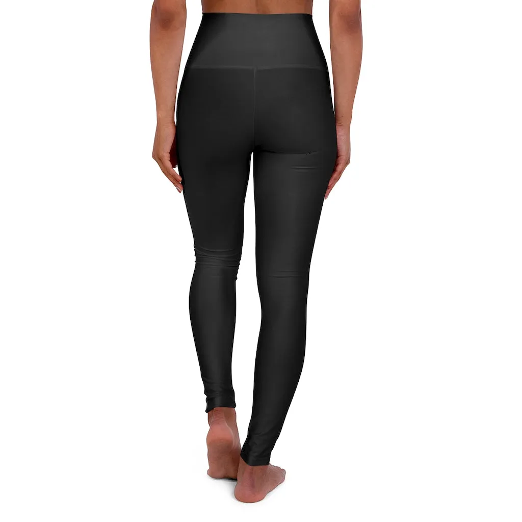 Moon Eclipse High Waisted Yoga Leggings