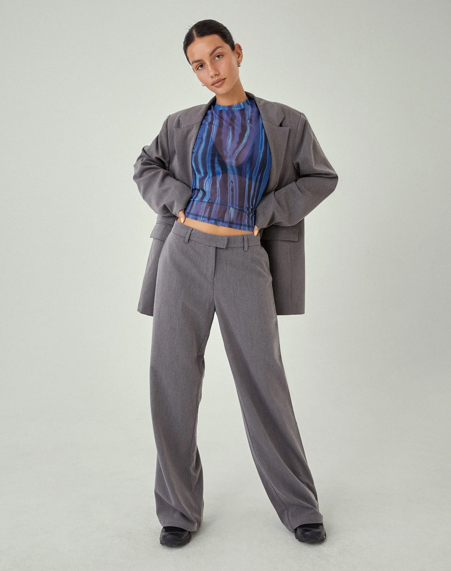 MOTEL X JACQUIE Jabba Trouser in Charcoal
