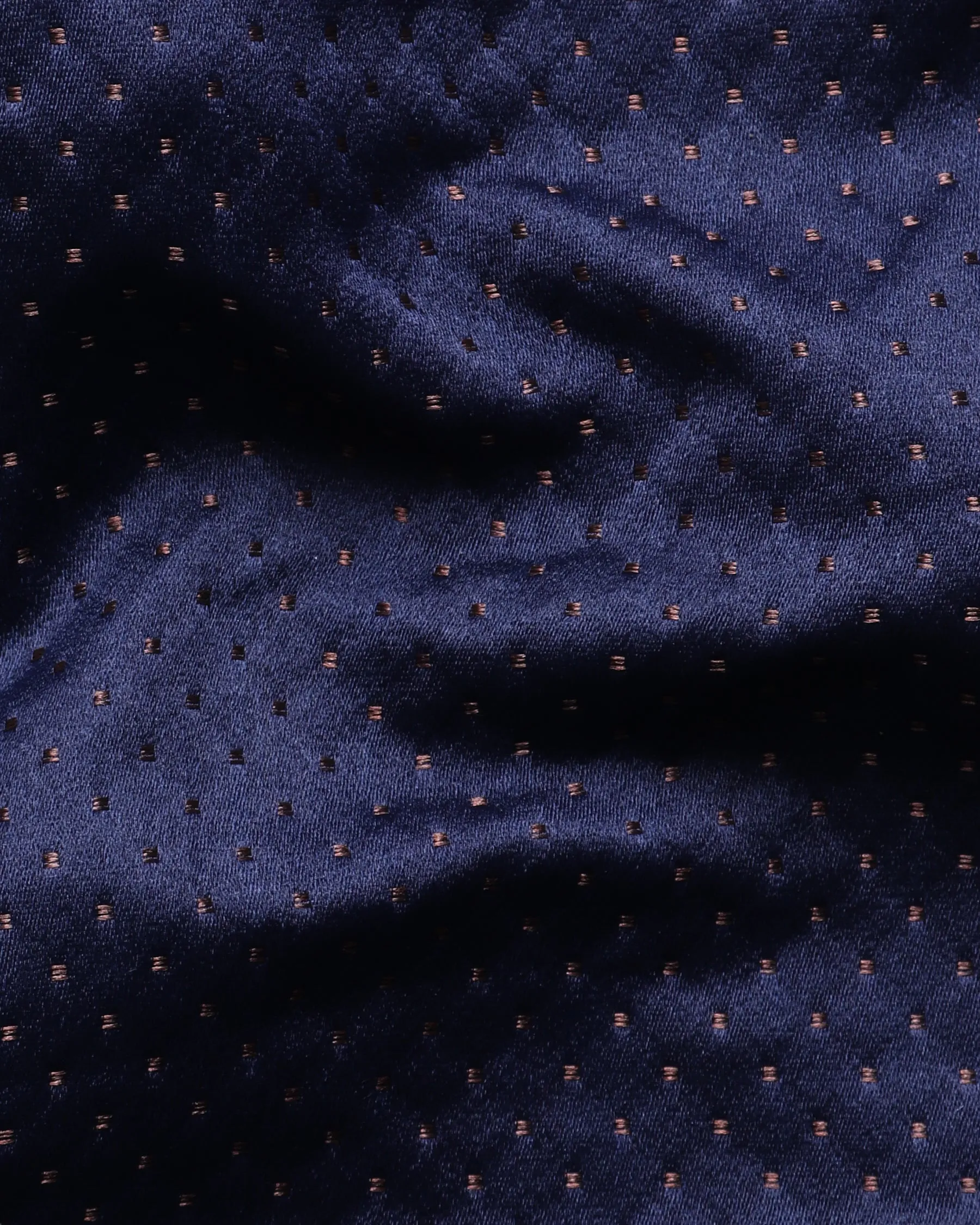 Navy with Metallic dots Jacquard Patterned Micro-Level Velvet finished Premium Designer Tuxedo Blazer