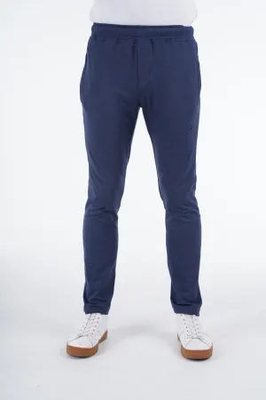 Navy Zip Trousers