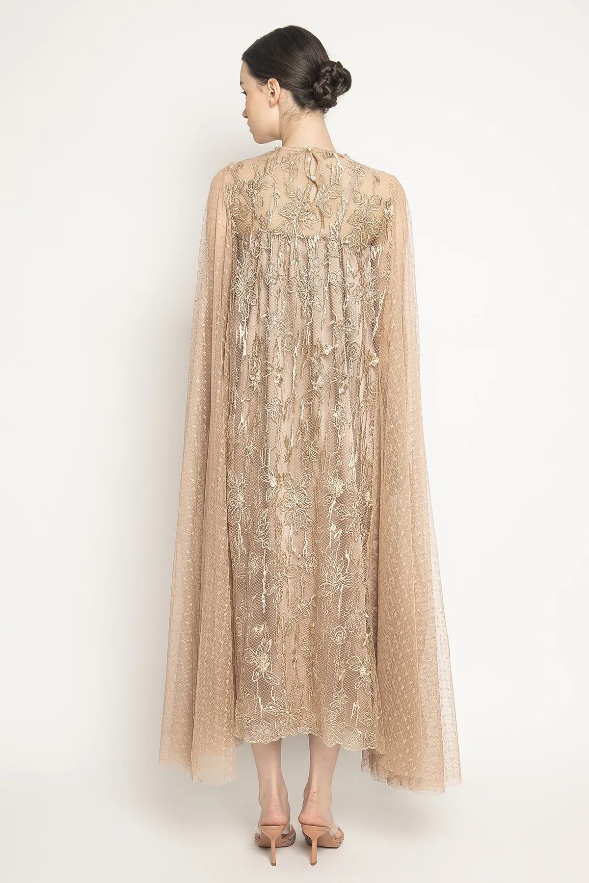New Zeba Dress in Golden Nude