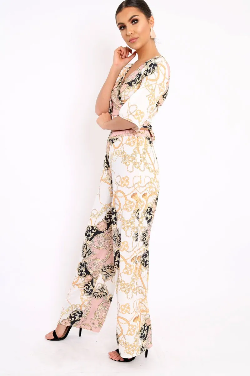 Nude Co-ord Pattern Set - Iasia