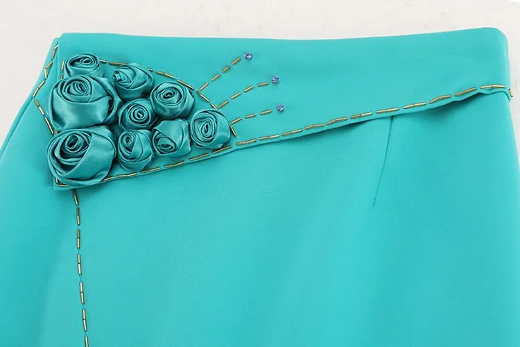 Ophelia Rose Applique Pencil Skirts - 3 Colors