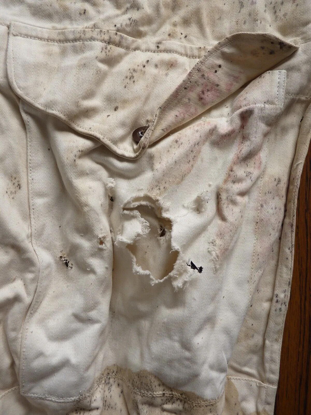 Original WW2 British Army Winter White Uniform Over Trousers