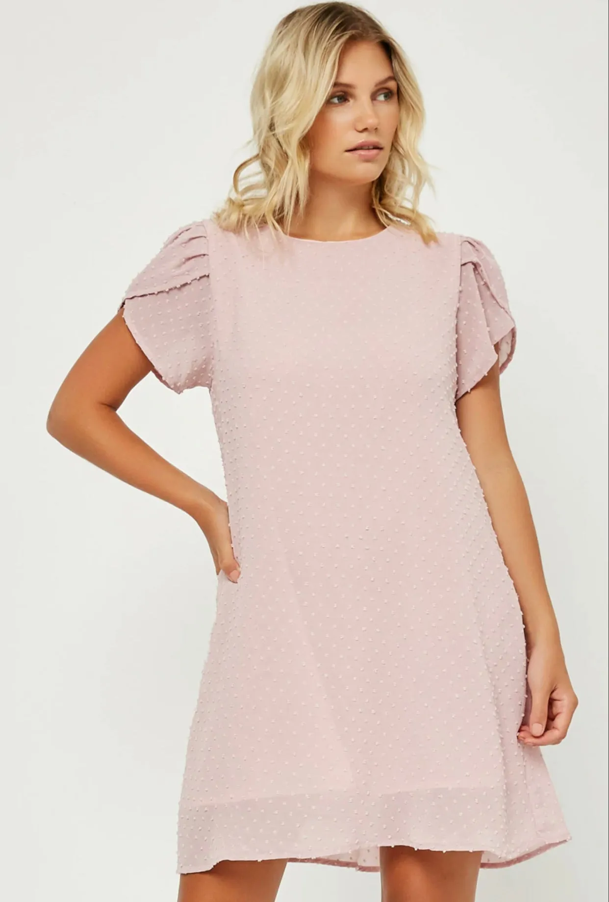 Pink Shift Dress