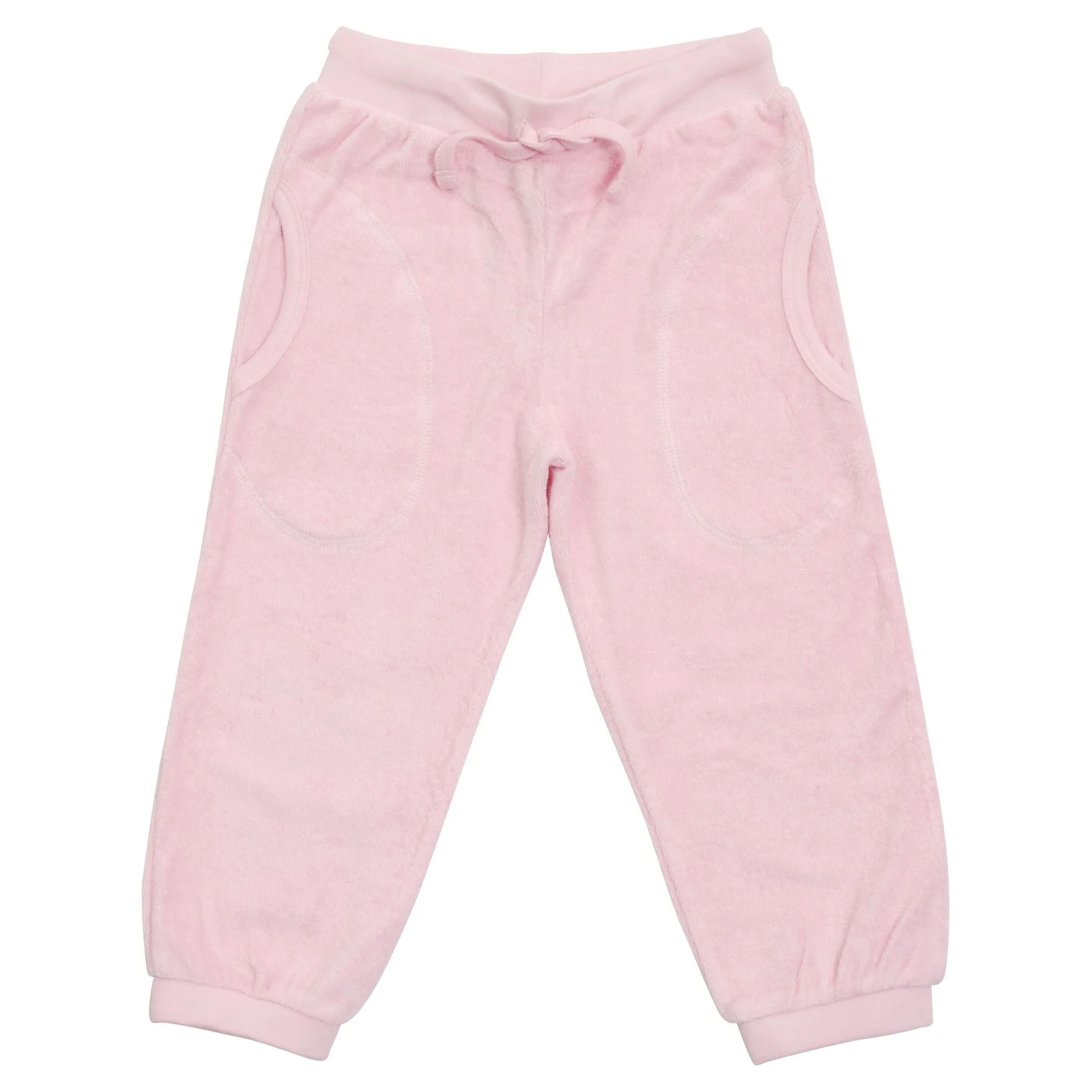 Pink Terry Trousers - 2 Left Size 11-12 years