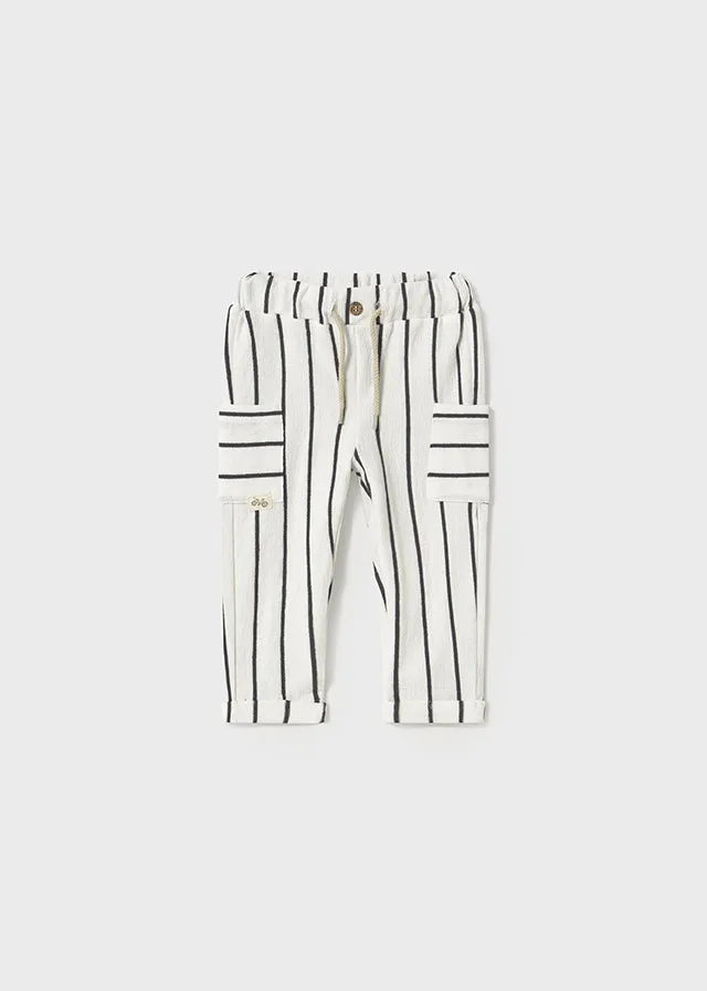 Pre-Order Mayoral 1068 Long Sleeve Tee-Shirt and Mayoral 1584 Stripe Trousers