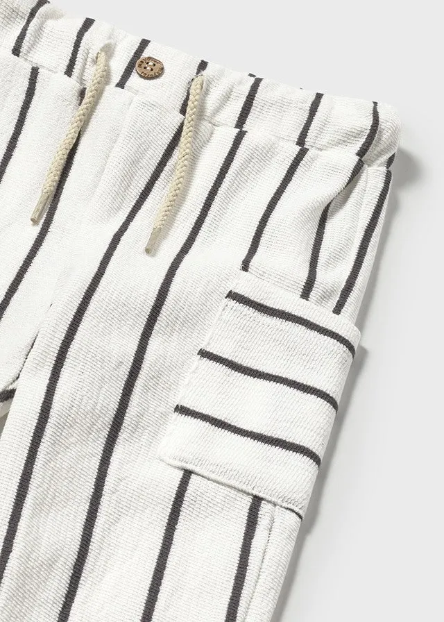 Pre-Order Mayoral 1068 Long Sleeve Tee-Shirt and Mayoral 1584 Stripe Trousers