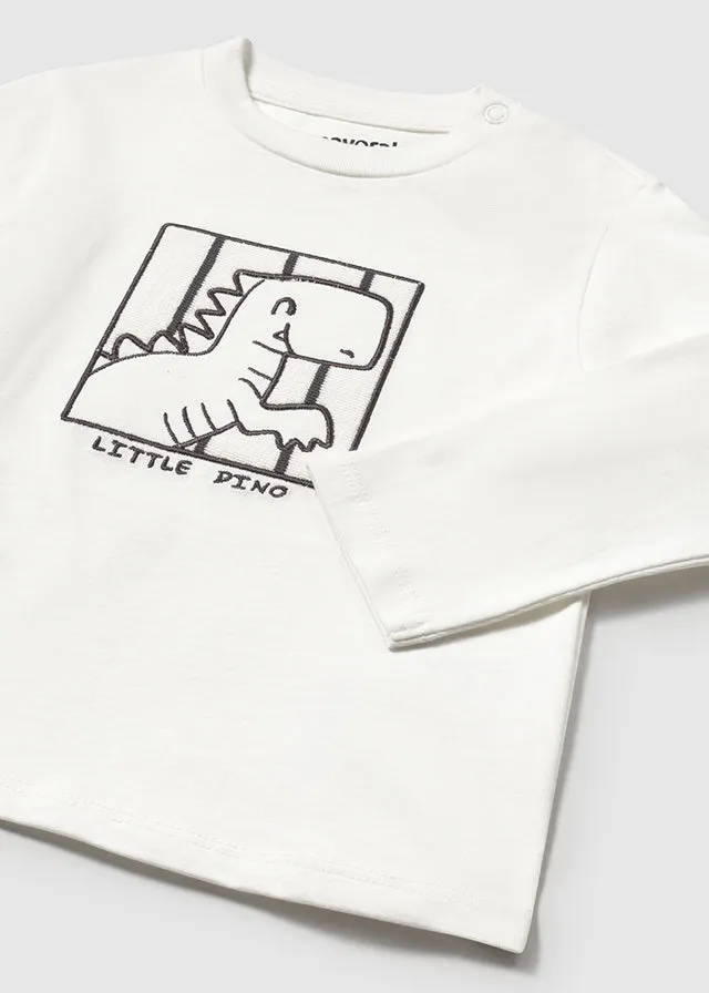 Pre-Order Mayoral 1068 Long Sleeve Tee-Shirt and Mayoral 1584 Stripe Trousers