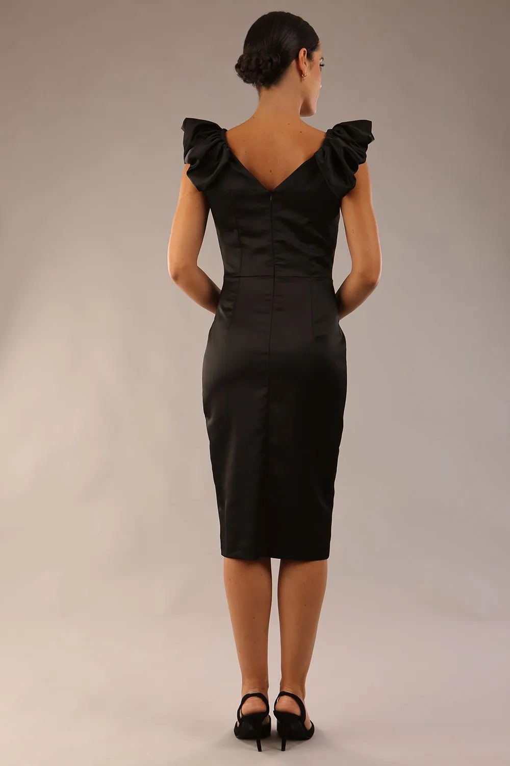 (PRE-ORDER) Prudence Satin Pencil Dress