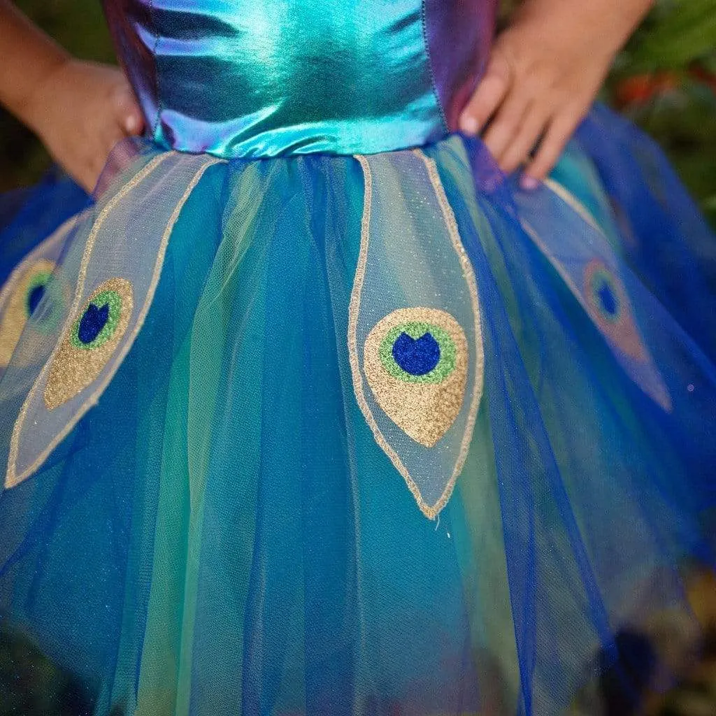 Pretty Peacock Dress & Headband