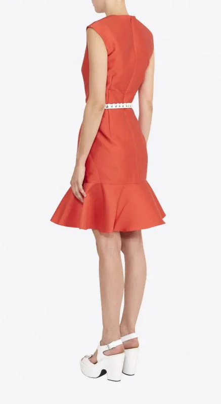 Red Gazaar Sleeveless Dress