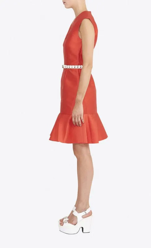 Red Gazaar Sleeveless Dress
