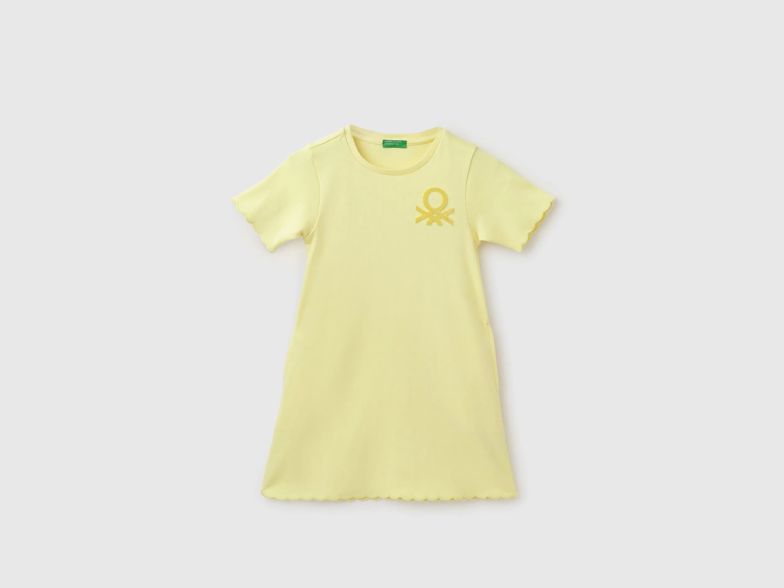 Regular Fit Round Neck Solid A-line Dress