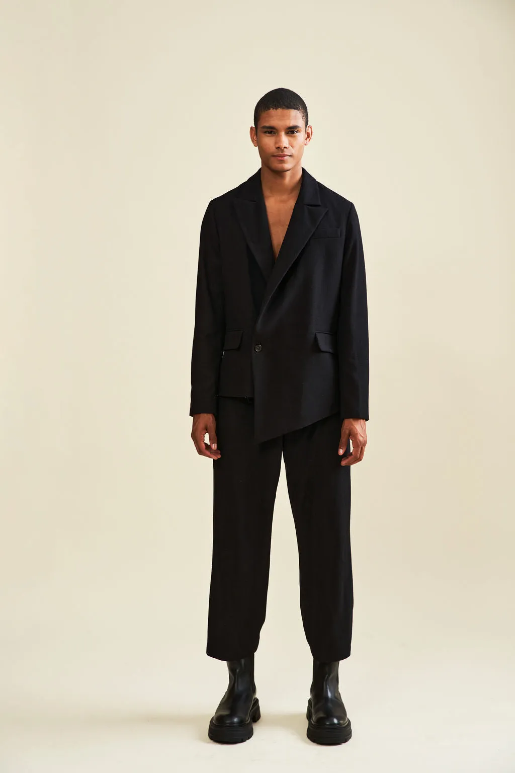 Roman Suit Trousers Black