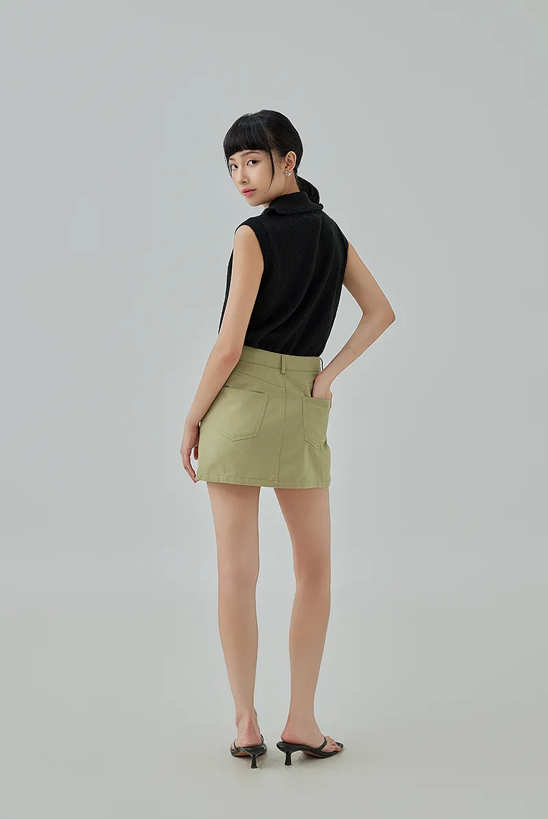 Ruth Denim Mini Skirt