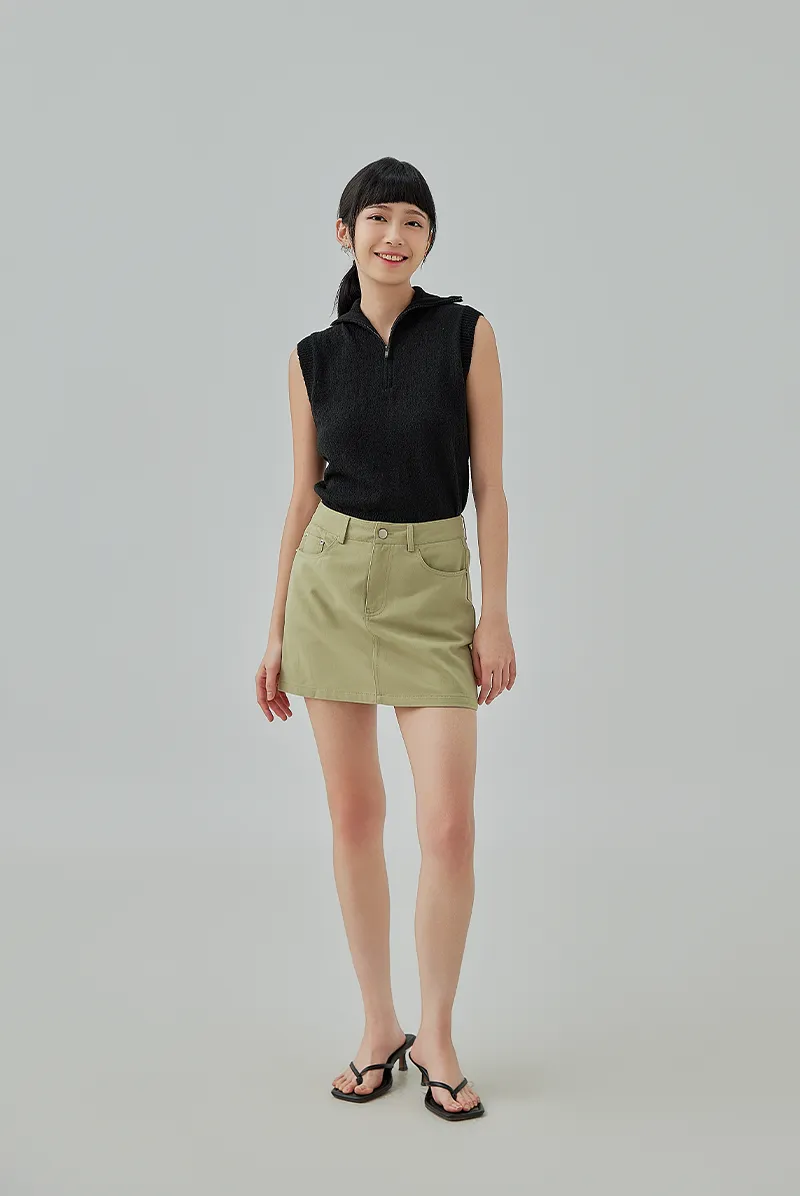 Ruth Denim Mini Skirt