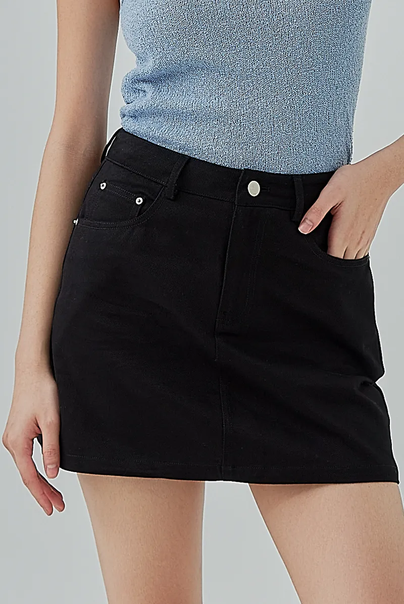 Ruth Denim Mini Skirt