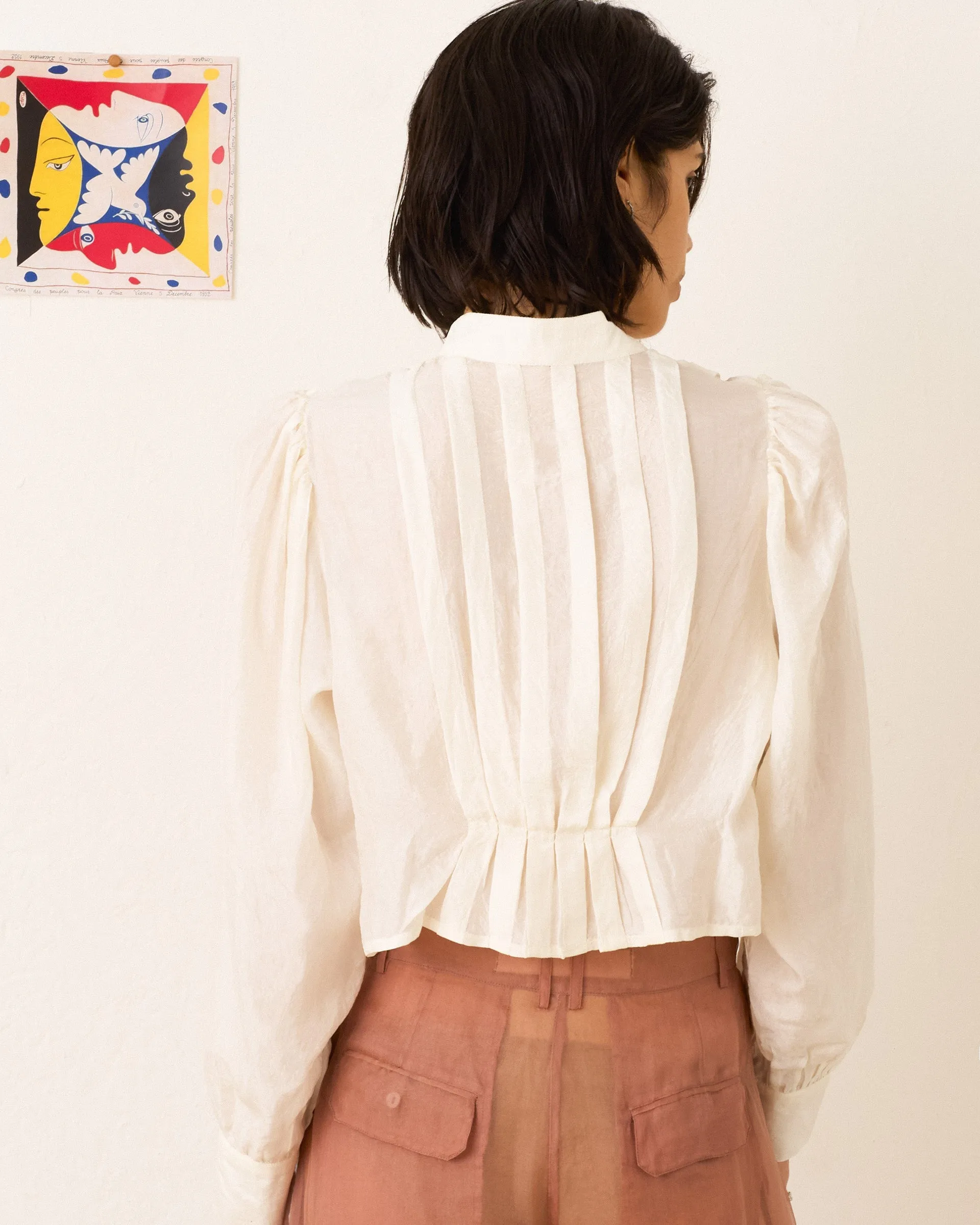 Ryland Pearl Silk Shirt