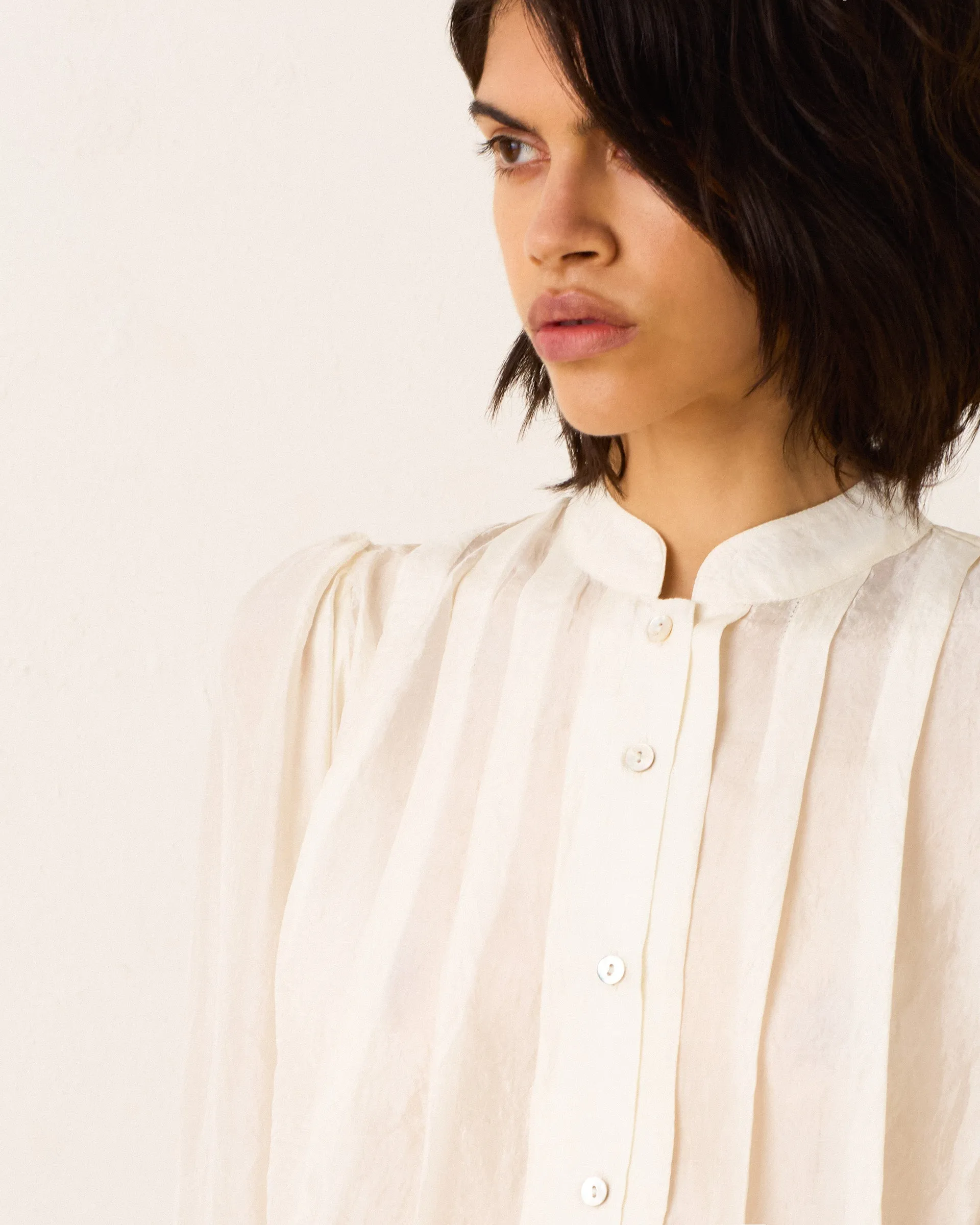 Ryland Pearl Silk Shirt