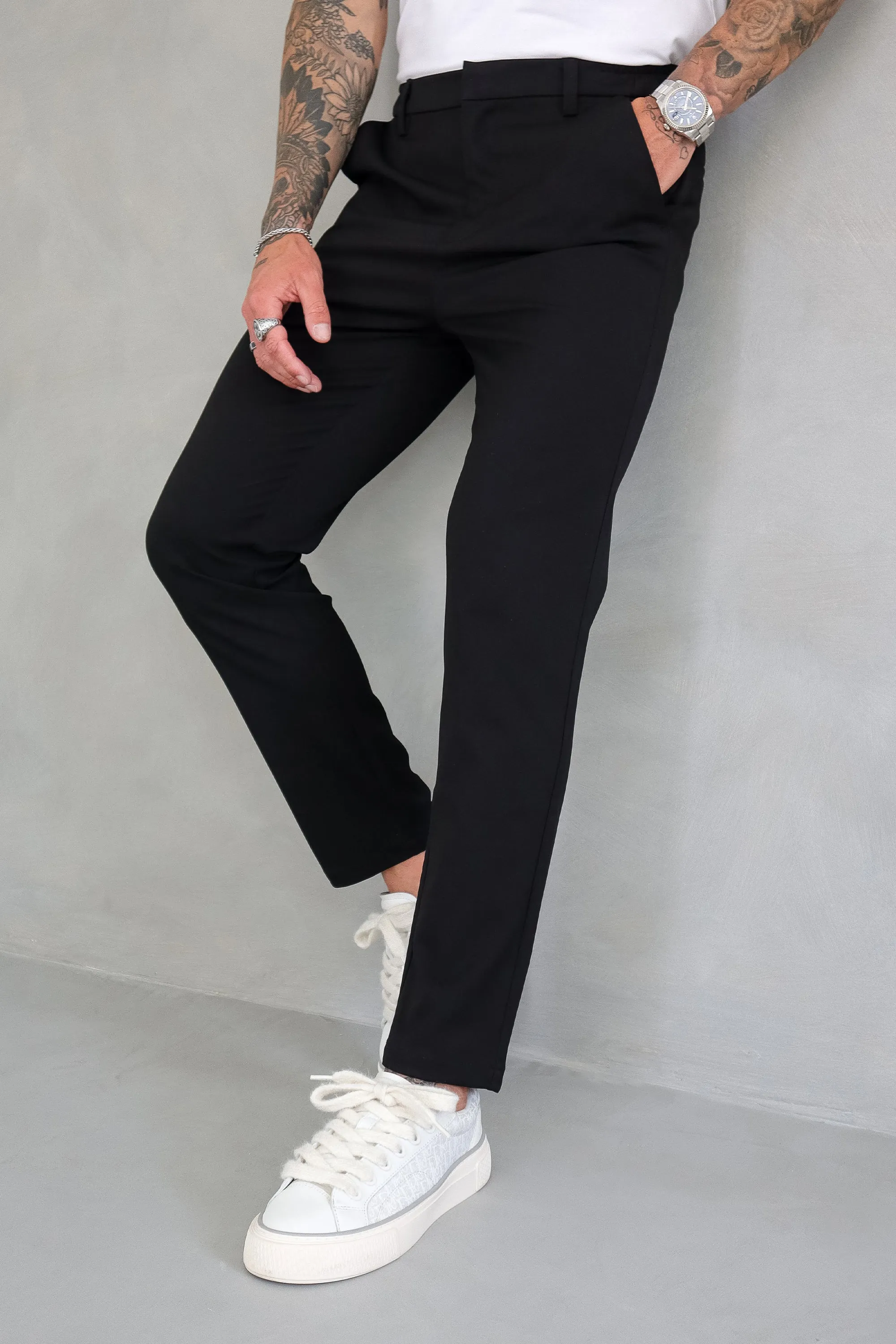 Santis Forth Men's Dress Pants Black