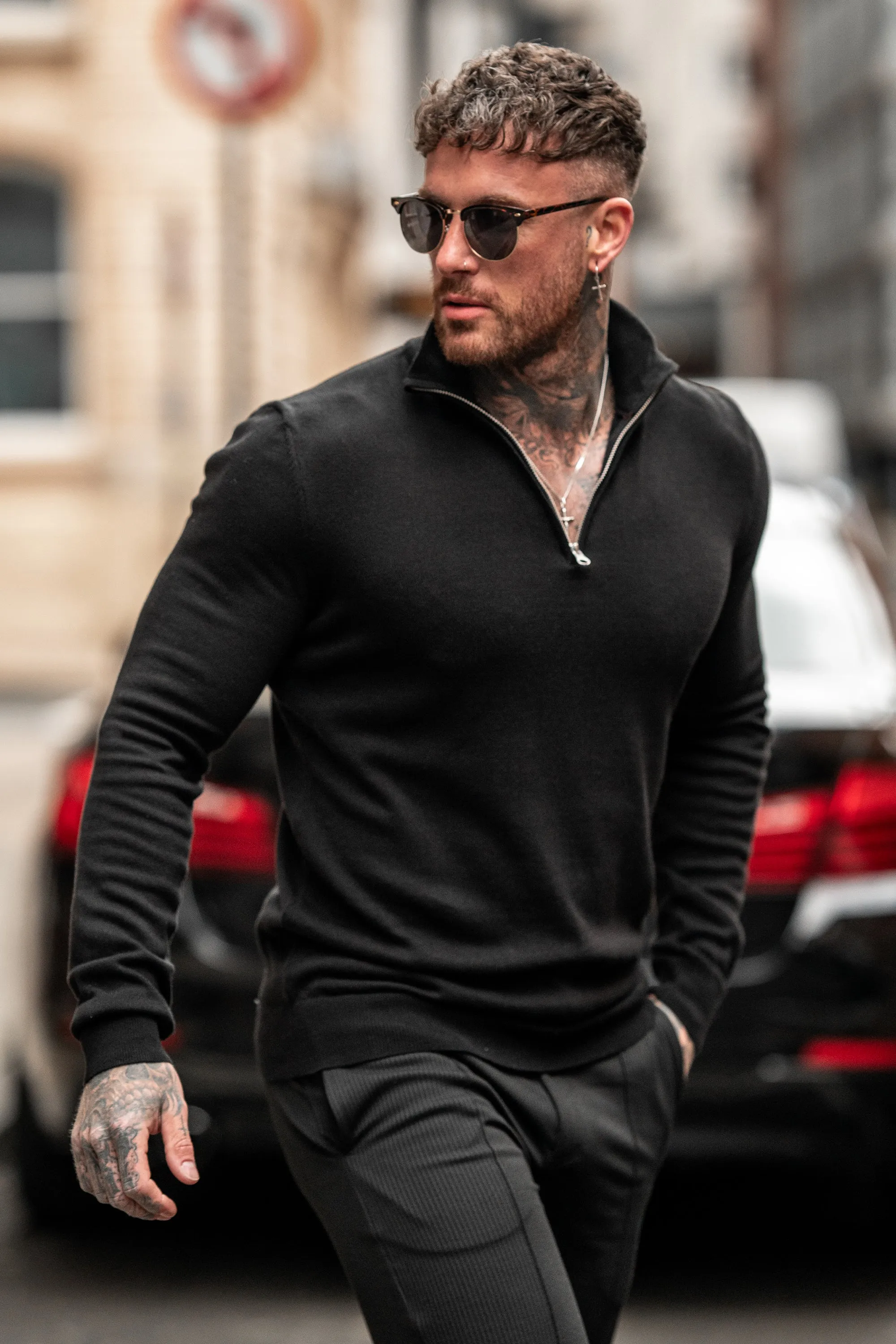 Santorini Forth Men's Sweater Black