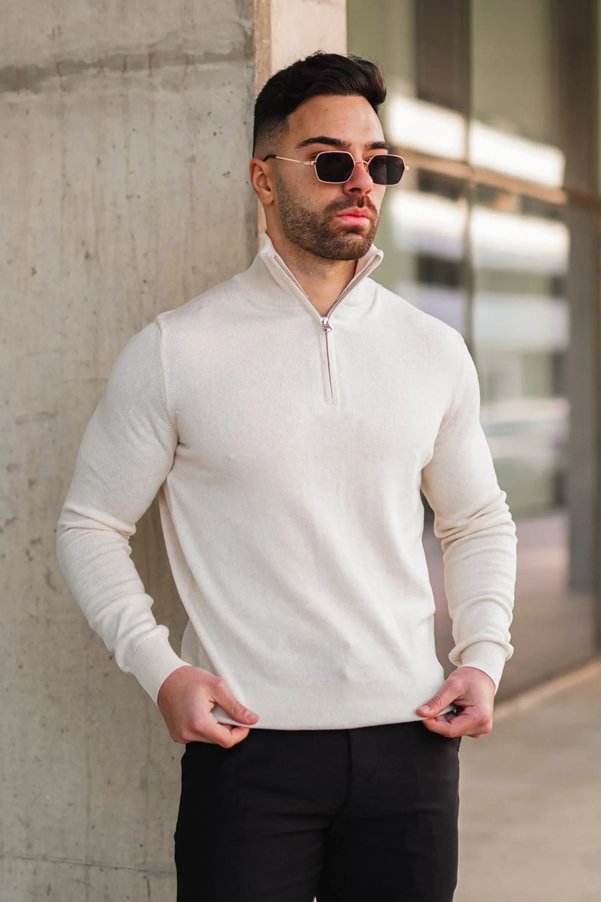 Santorini Forth Off White Men's Sweater