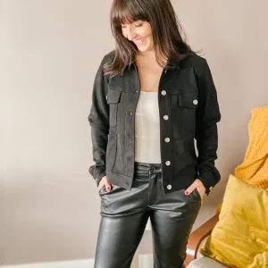 Saved by The Suede Moto Jacket