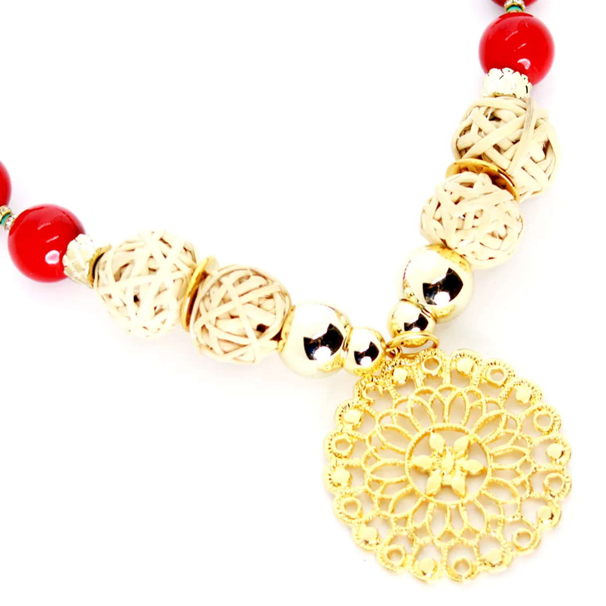 Seduction: Red Agate  Necklace