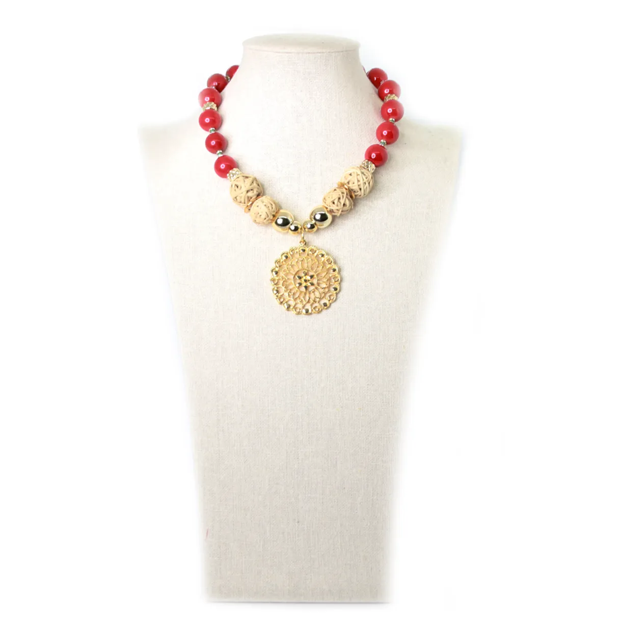 Seduction: Red Agate  Necklace