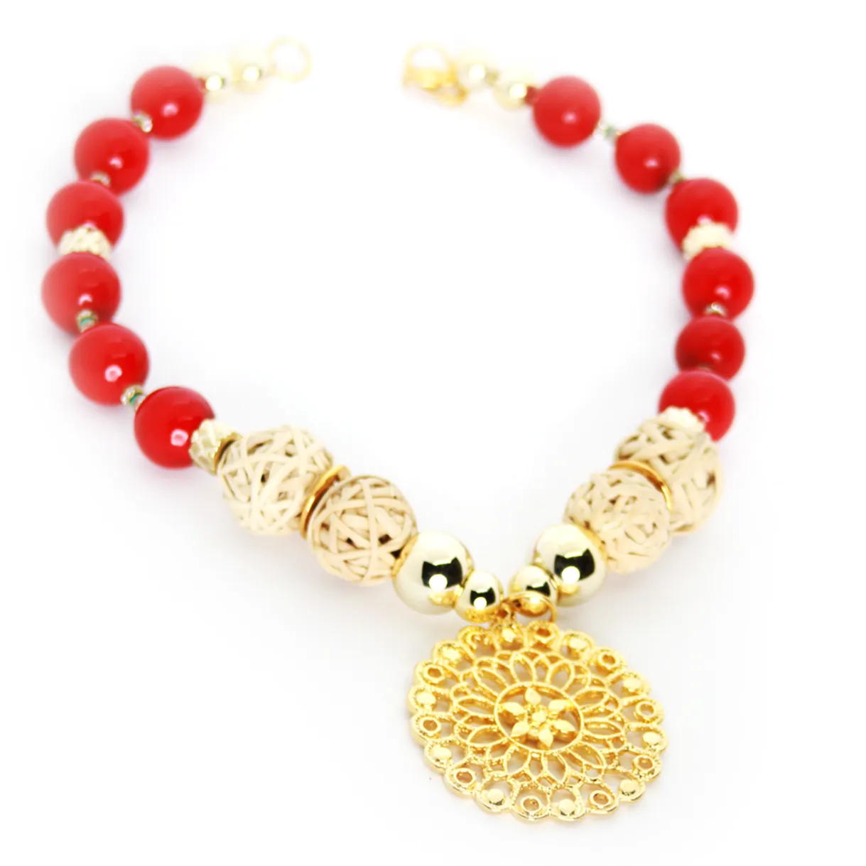 Seduction: Red Agate  Necklace