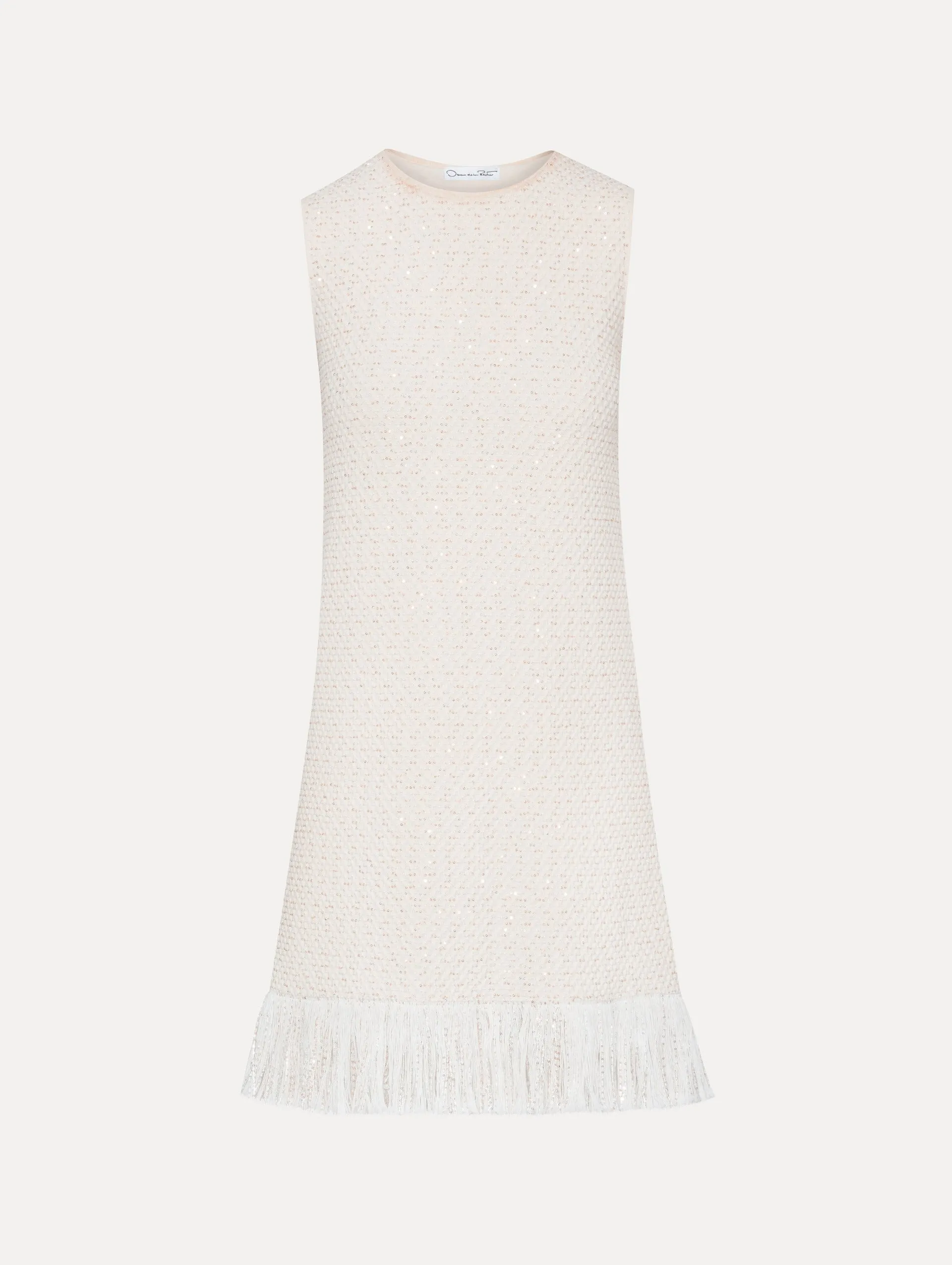 Sequin Tweed Mini Dress