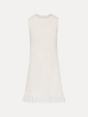Sequin Tweed Mini Dress