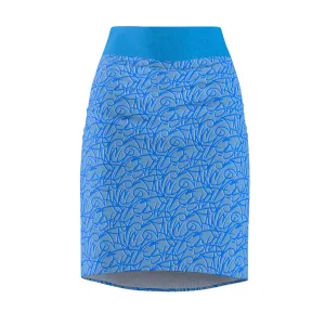 SF Graffiti Women's Pencil Skirt