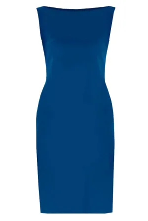 Sheath Dress Blue Aspen
