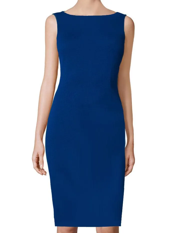 Sheath Dress Blue Aspen