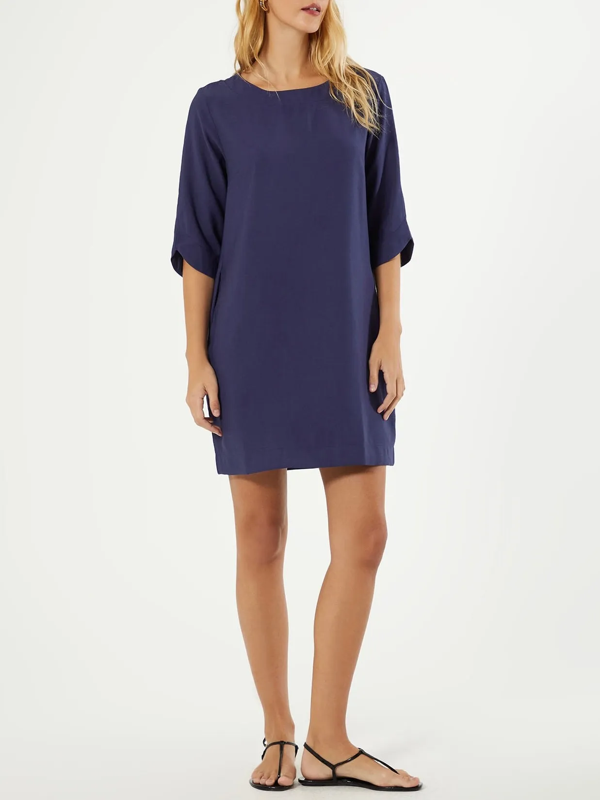 Shift Dress - Navy
