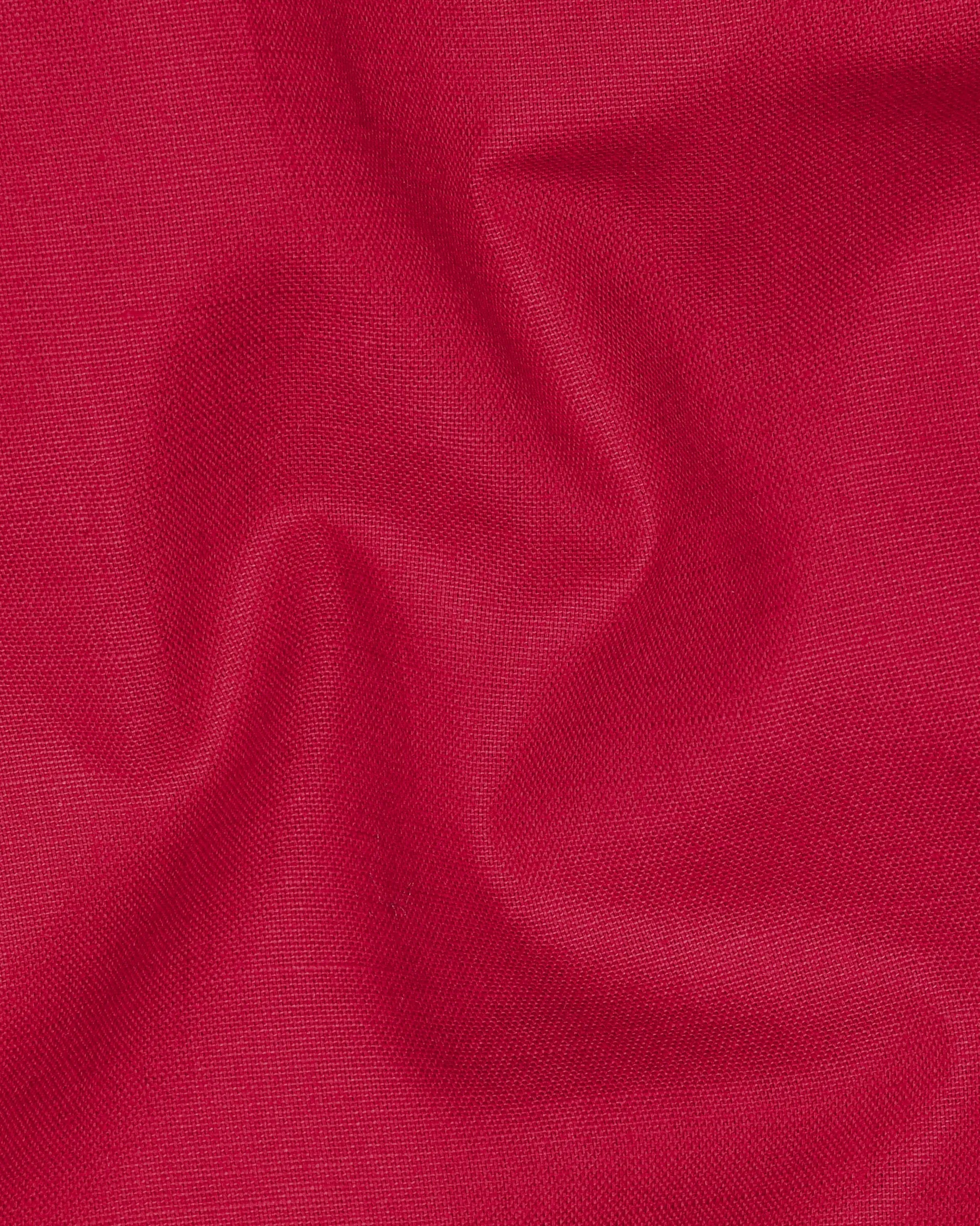 Shiraz Red Luxurious Linen Waistcoat