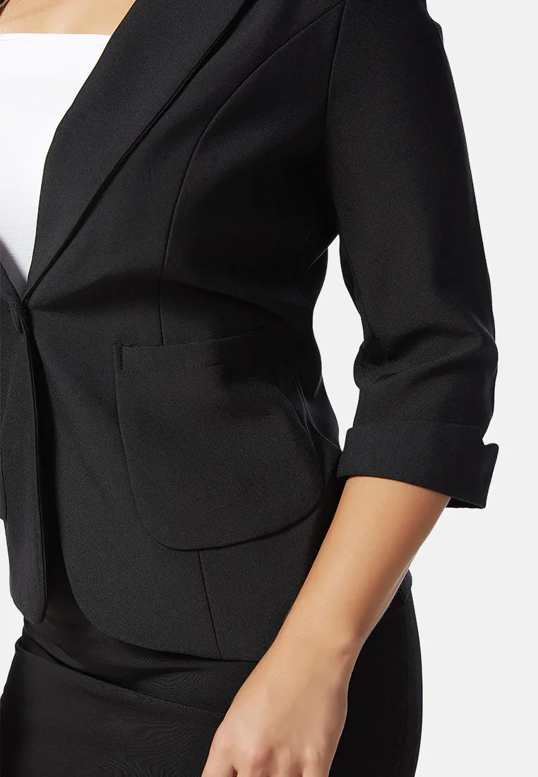 single breasted blazer