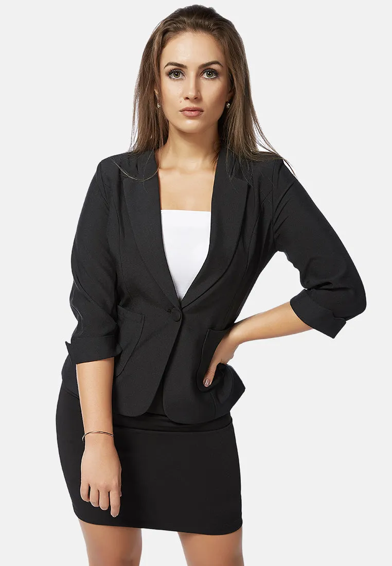 single breasted blazer