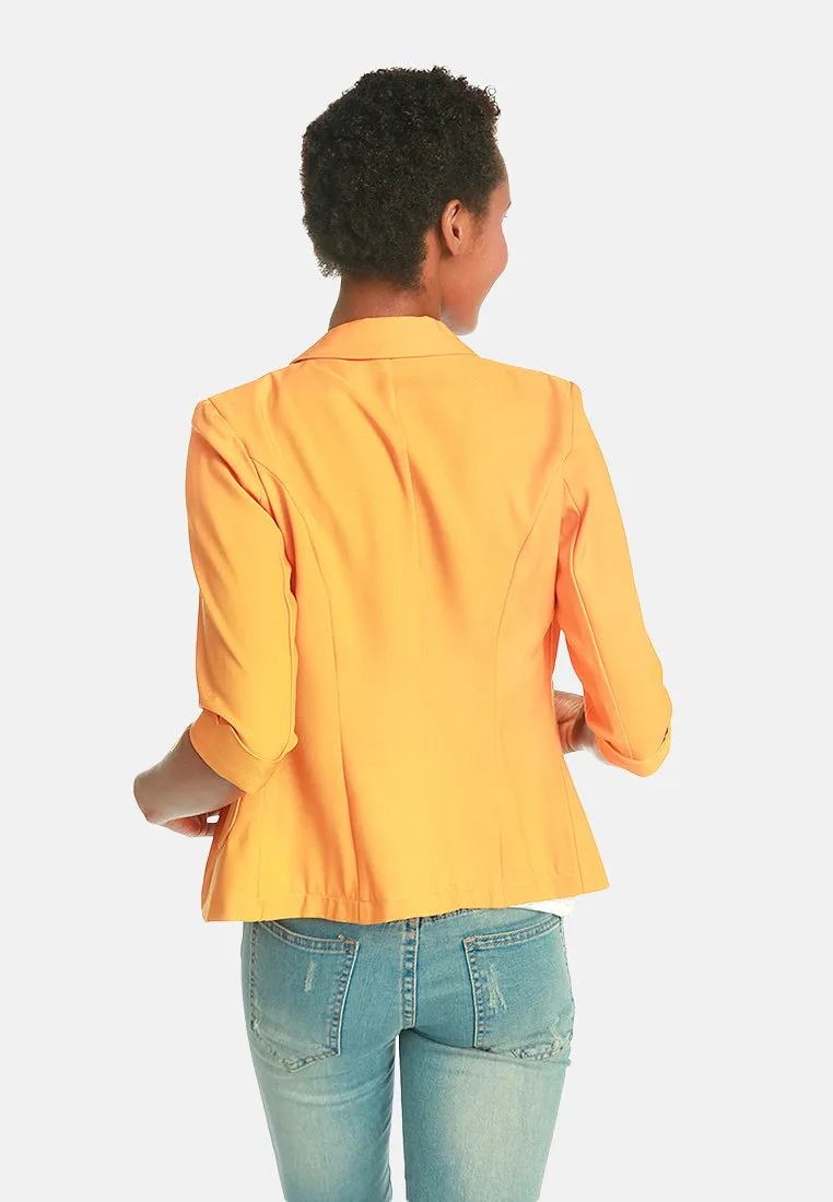 single breasted blazer